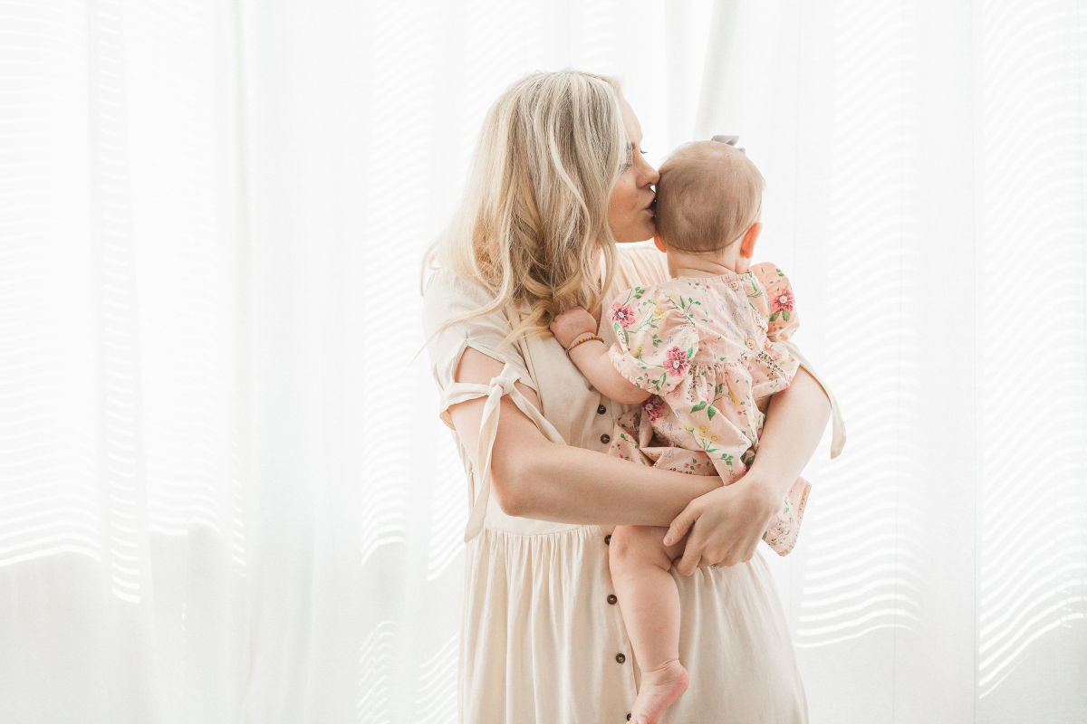 beautiful white studio mommy and me sessions az