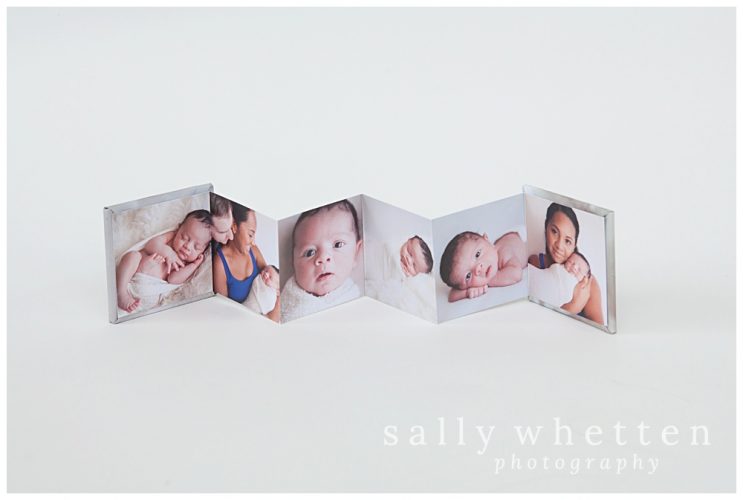 beautiful professionally printed newborn photos